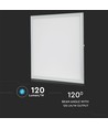 V-Tac 60x60 LED panel - 32W, 4320lm, 120lm/w, hvid kant