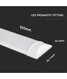 30cm 10W komplet LED armatur - 6 års garanti