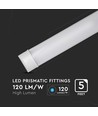 V-Tac 50W komplet LED armatur - Samsung LED chip, 150 cm, 230V