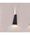 6W LED væglampe - IP65 udendørs, Sort, inkl. lyskilde
