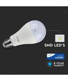 E27 15W LED pære - A65, Samsung LED chip