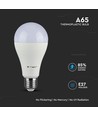 V-Tac 15W LED pære - Samsung LED chip, A65, E27