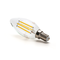 Outlet: LED Filament pære C35 E14 4W - 2700K Klar