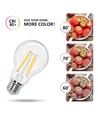 Outlet: LED-Filament pære A60 E27 6W - 2700K - Klar