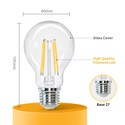 Outlet: LED-Filament pære A60 E27 6W - 2700K - Klar