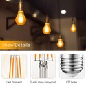 Outlet: LED Filament pære A60 E27 - 6W 2200K - Amber