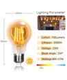 Outlet: LED Filament pære A60 E27 - 8W 2200K Amber