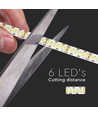 V-Tac 18W/m LED strip RA95 - Samsung LED chips, 10m, 24V, IP20, 240 LED pr. meter