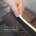 V-Tac 18W/m LED strip RA 95 - Samsung LED chips, 10m, 24V, IP20, 240 LED pr. meter,