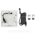 Outlet: V-Tac 12W LED indbygningspanel - Hul: 16x16 cm, Mål: 17x17 cm, 230V, Samsung LED chip