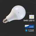 V-Tac 20W LED pære - Samsung LED chip, A80, E27