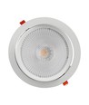 30W Ø22,5cm LED spotlight - Hul: Ø19,5 cm, Mål: Ø22,5 cm, 3 cm høj, Samsung LED chip