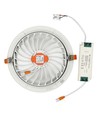 V-Tac 30W LED spotlight - Hul: Ø19,5 cm, Mål: Ø22,5 cm, 3 cm høj, Samsung LED chip, 230V