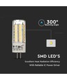 V-Tac 3,2W LED pære - Samsung LED chip, 12V, G4