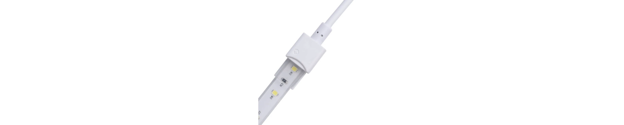 Enkeltfarvet LED strip tilbehør 12V/24V IP68