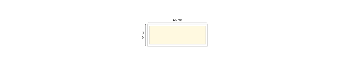 LED paneler 120x30 cm