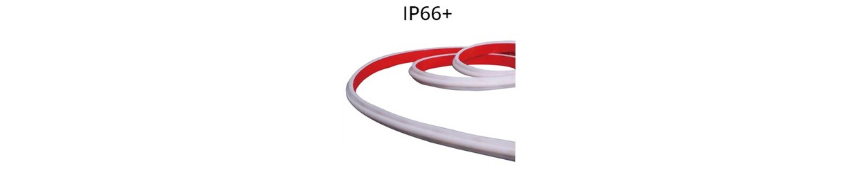 Vandtæt enkeltfarvet LED strips 12V/24V