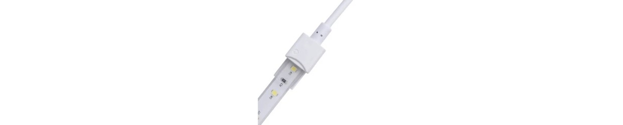 Enkeltfarvet vandtæt LED strip tilbehør 12V/24V