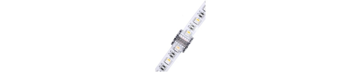 RGB+W LED strips tilbehør 12V/24V