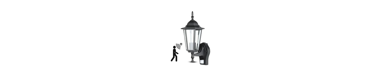 Væglamper med sensor
