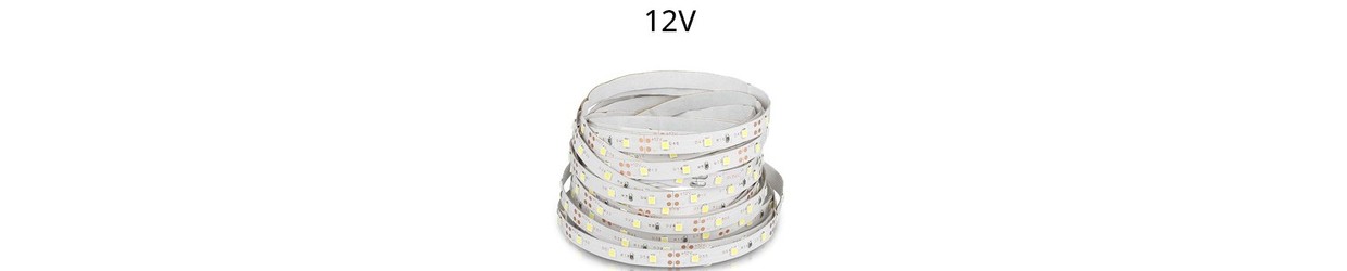 Enkeltfarvet LED strip 12V