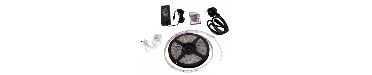 RGB LED strip 12V/24V IP68 (Vandtæt)