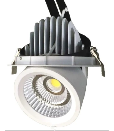Kraftig 30W LED downlight med justerbar vinkel til grundbelysning i køkkenet.