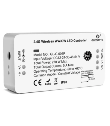 Gledopto Zigbee controller kompatibel med Philips Hue til styring af LED strips
