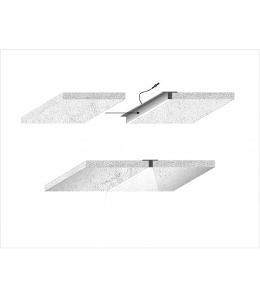 Installation af Zigbee LED skinner i Troldtekt loft for korrekt opsætning