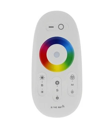 Løs RF trådløs fjernbetjening til RGB styring uden controller